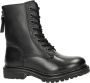 Nelson Kids leren veterboots zwart Meisjes Leer 33 - Thumbnail 1