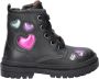 Nelson Kids leren veterboots zwart - Thumbnail 1