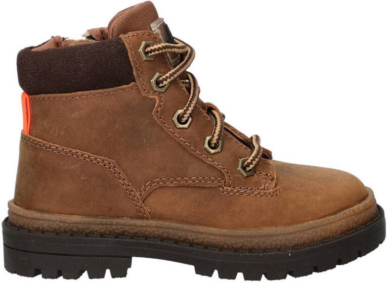 Nelson Kids nubuck veterboots cognac