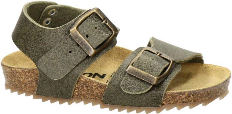 Nelson Kids sandalen kaki Groen Jongens Imitatieleer Effen 24