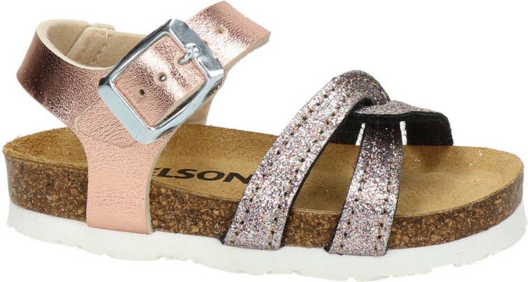 Nelson Kids sandalen roze lila metallic