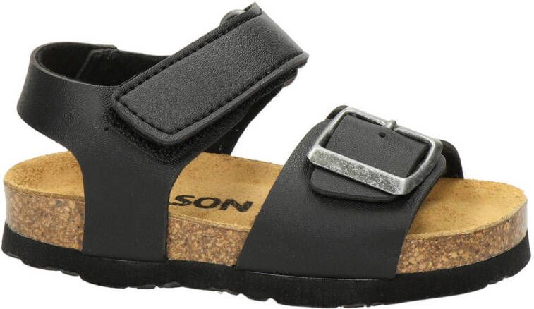 Nelson Kids sandalen zwart Jongens Imitatieleer Effen 27