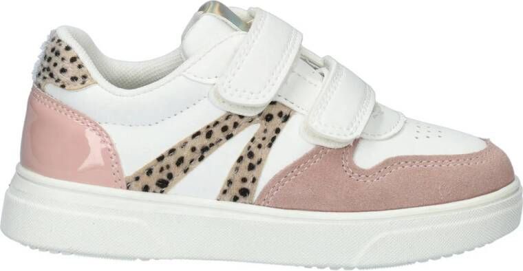 Nelson Kids sneakers wit roze