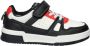 Nelson Kids sneakers zwart wit rood Jongens Imitatieleer Meerkleurig 28 - Thumbnail 1