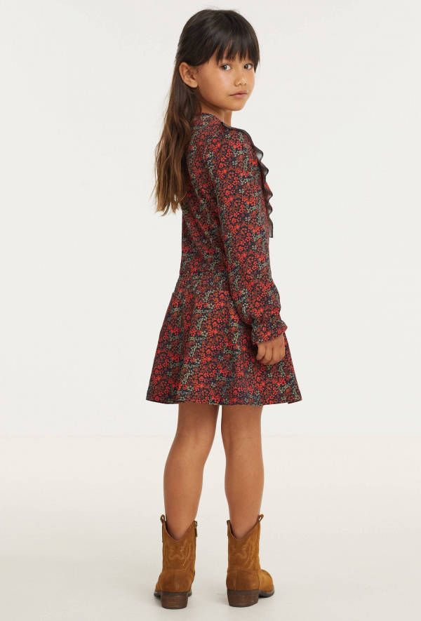 Nelson Kids suède cowboylaarzen cognac