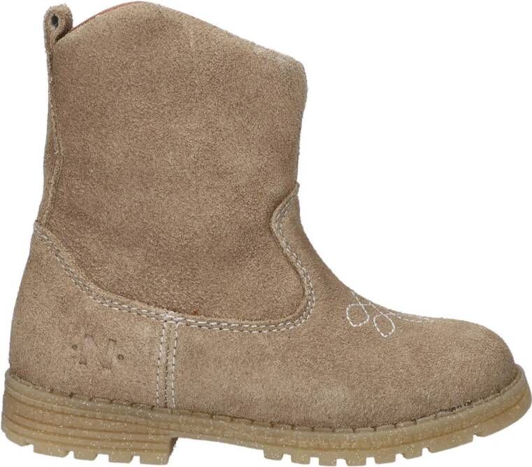 Nelson Kids suède laarzen beige