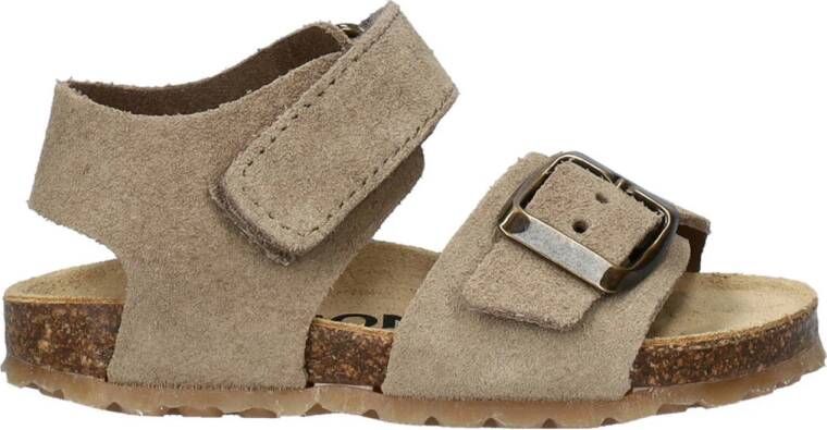 Nelson Kids suède sandalen beige Jongens Suede Effen 22