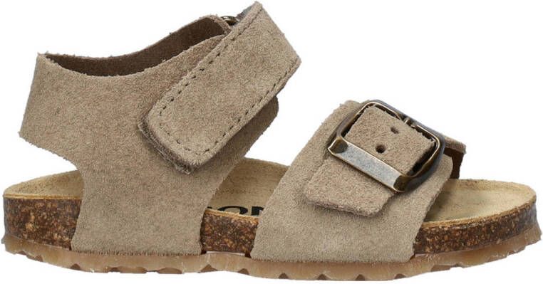 Nelson Kids suède sandalen beige Jongens Suede Effen 26