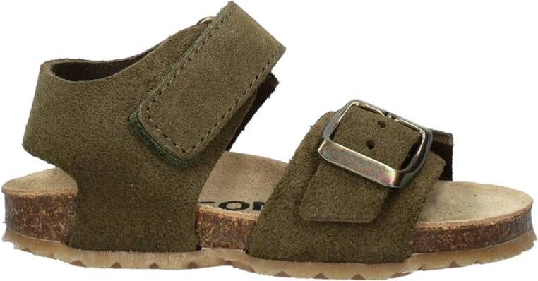 Nelson Kids suède sandalen groen Jongens Suede Effen 20