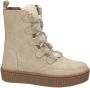 Nelson Kids suède veterboots beige - Thumbnail 1