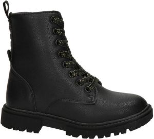 Nelson Kids meisjes veterboot Zwart