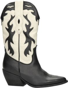 Nelson dames cowboylaars Zwart wit