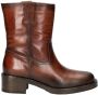 Nelson leren enkellaarzen cognac - Thumbnail 1