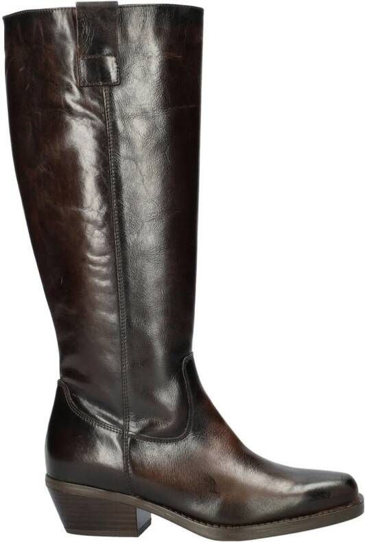 Nelson leren laarzen bruin