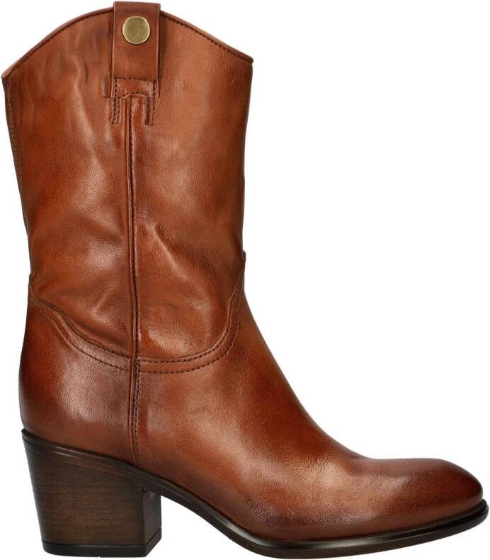 Nelson leren laarzen cognac