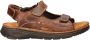 Nelson leren sandalen cognac - Thumbnail 1