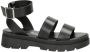 Nelson leren sandalen zwart - Thumbnail 1