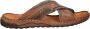 Nelson leren slippers cognac - Thumbnail 1