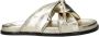 Nelson leren slippers goud - Thumbnail 1