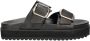 Nelson leren slippers zwart - Thumbnail 1