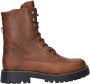 Nelson leren veterboots bruin - Thumbnail 1