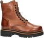 Nelson leren veterboots cognac - Thumbnail 1