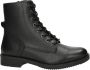 Nelson leren veterboots zwart - Thumbnail 1