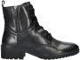 Nelson leren veterboots zwart - Thumbnail 1