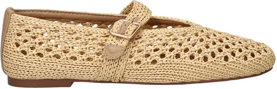 Nelson ballerina's met gevlochten beige