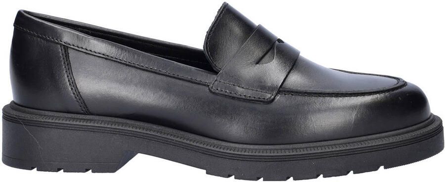 Nelson chunky leren loafers zwart - Foto 3
