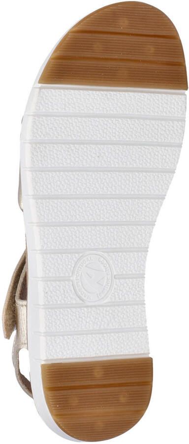 Nelson Flex leren sandalen goud - Foto 3