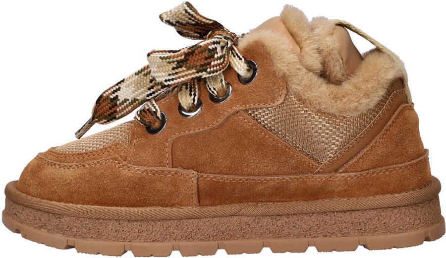 Nelson gevoerde suède veterboots cognac - Foto 2