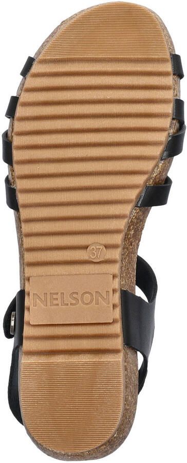 Nelson imitatieleren sandalen zwart - Foto 3