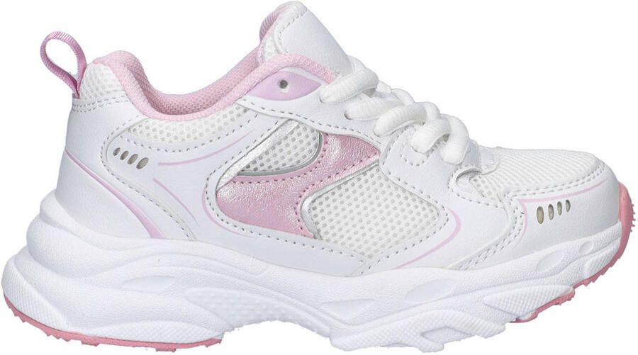 Nelson Kids chunky sneakers wit roze