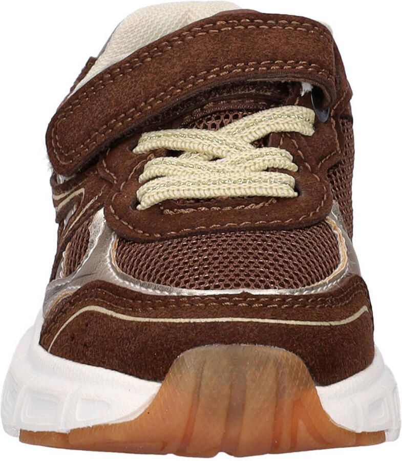 Nelson Kids chunky suède sneakers bruin - Foto 2