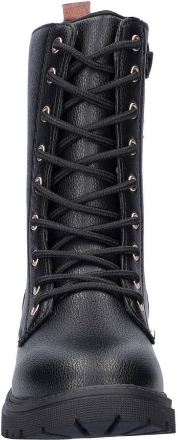 Nelson Kids enkelboots met profielzool zwart - Foto 3