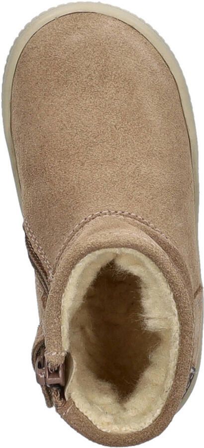 Nelson Kids gevoerde suède enkelboots beige - Foto 3