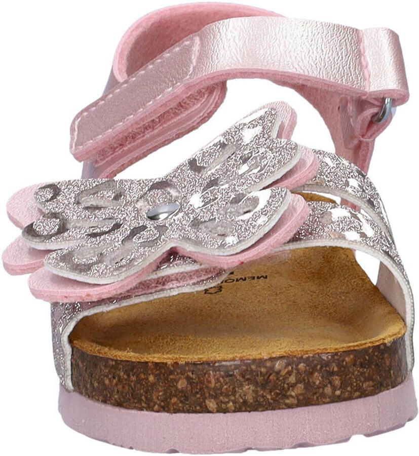 Nelson Kids imitatieleren sandalen lichtroze zilver - Foto 2