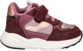 Nelson Kids imitatieleren sneakers bordeaux Rood Meisjes Imitatieleer glitter - Rood