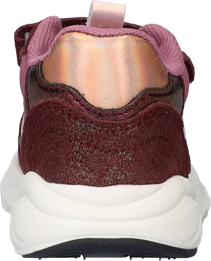 Nelson Kids imitatieleren sneakers bordeaux - Foto 2