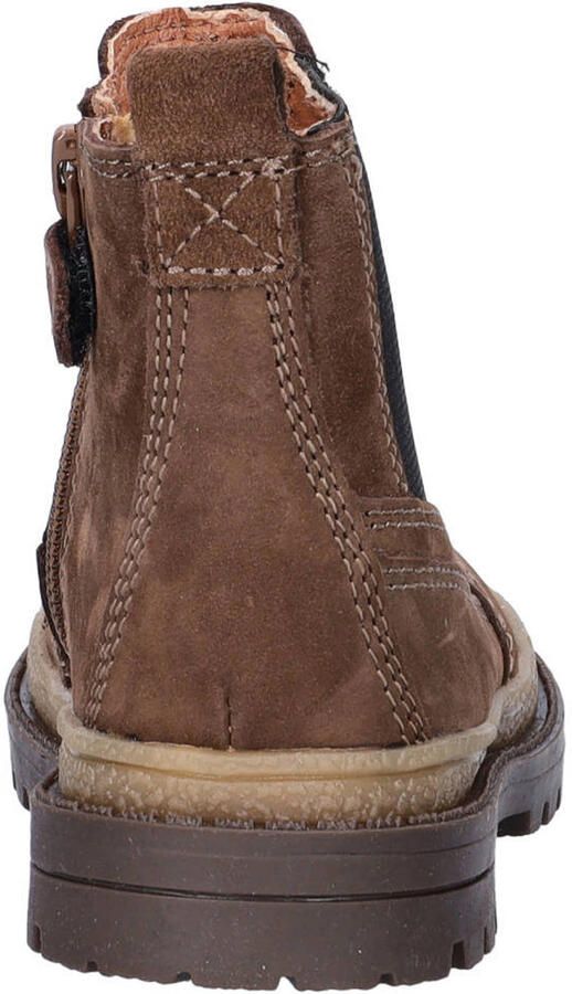 Nelson Kids leren enkelboots met profielzool bruin - Foto 2