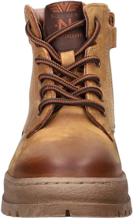 Nelson Kids leren enkelboots met profielzool cognac - Foto 2
