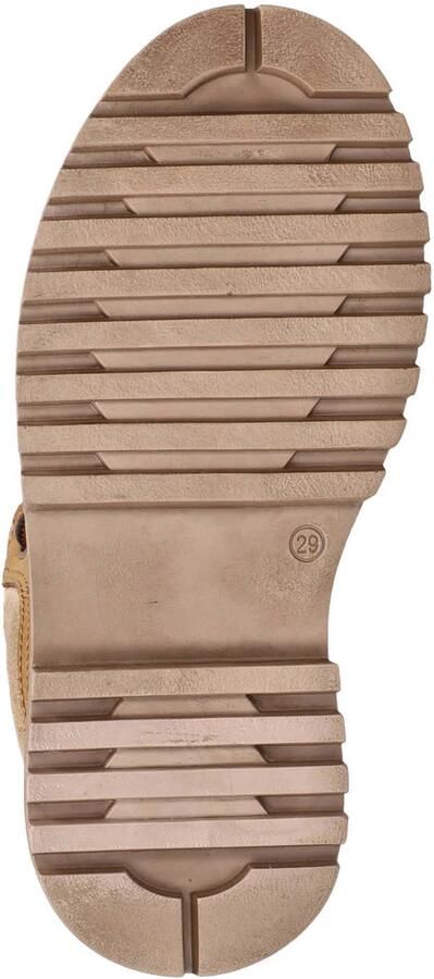 Nelson Kids leren enkelboots met profielzool cognac - Foto 3