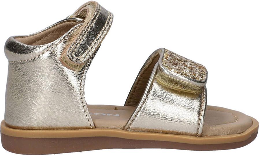 Nelson Kids leren sandalen goud