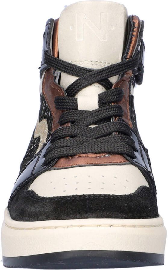 Nelson Kids leren sneakers zwart multi - Foto 2