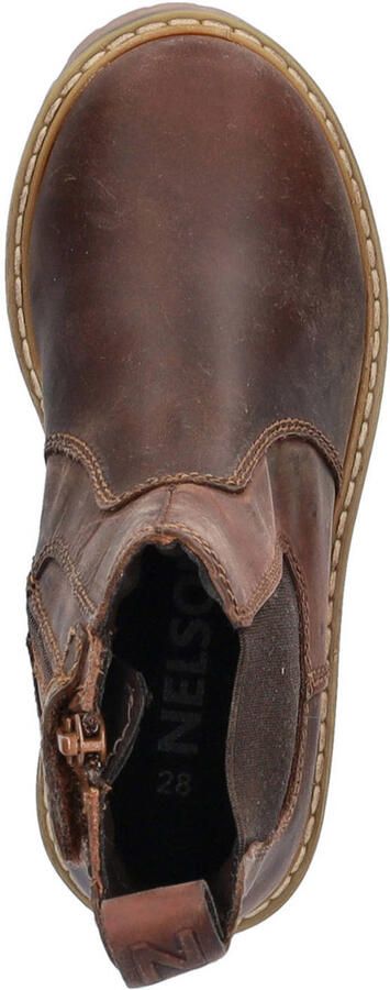 Nelson Kids nubuck chelsea boots cognac - Foto 3