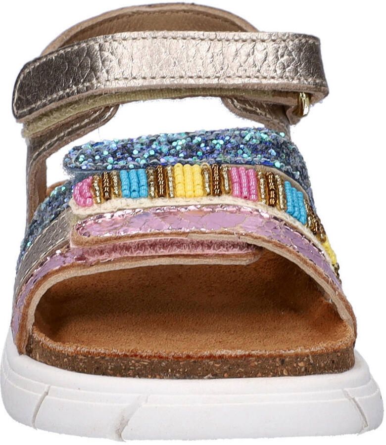 Nelson Kids sandalen goud blauw roze - Foto 2