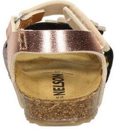 Nelson Kids sandalen rosé goud metallic Meisjes Imitatieleer Meerkleurig 26