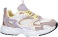 Nelson Kids sneaker wit lila geel Paars Meisjes Imitatieleer Sneakers - Paars