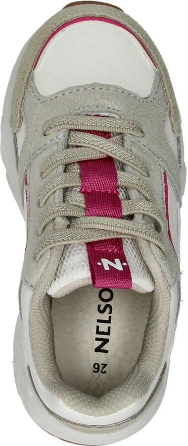 Nelson Kids sneakers beige roze - Foto 3